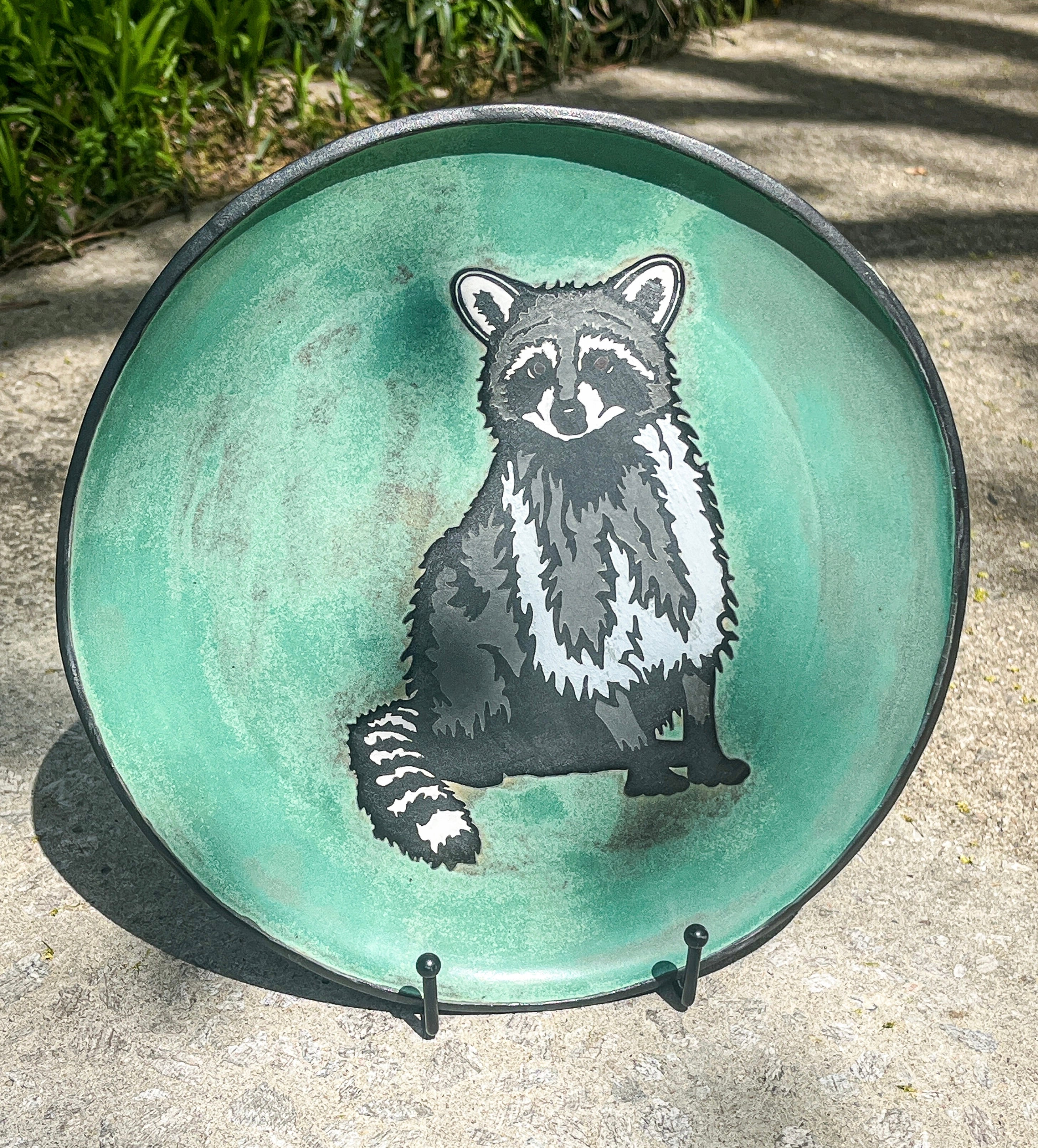 The Raccoon Plate: A Forest Sentinel